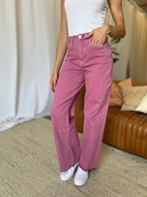 RFM Full Size High Rise Garment Dye Wide Leg Jeans - Chic & Comfortable Women's Denim